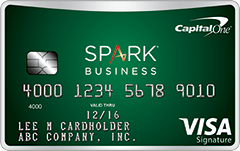 capital one spark login